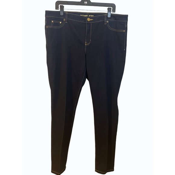 Michael Kors Denim - Michael Kors Women's Dark Wash Skinny Jeans Size 16 Stretch Denim